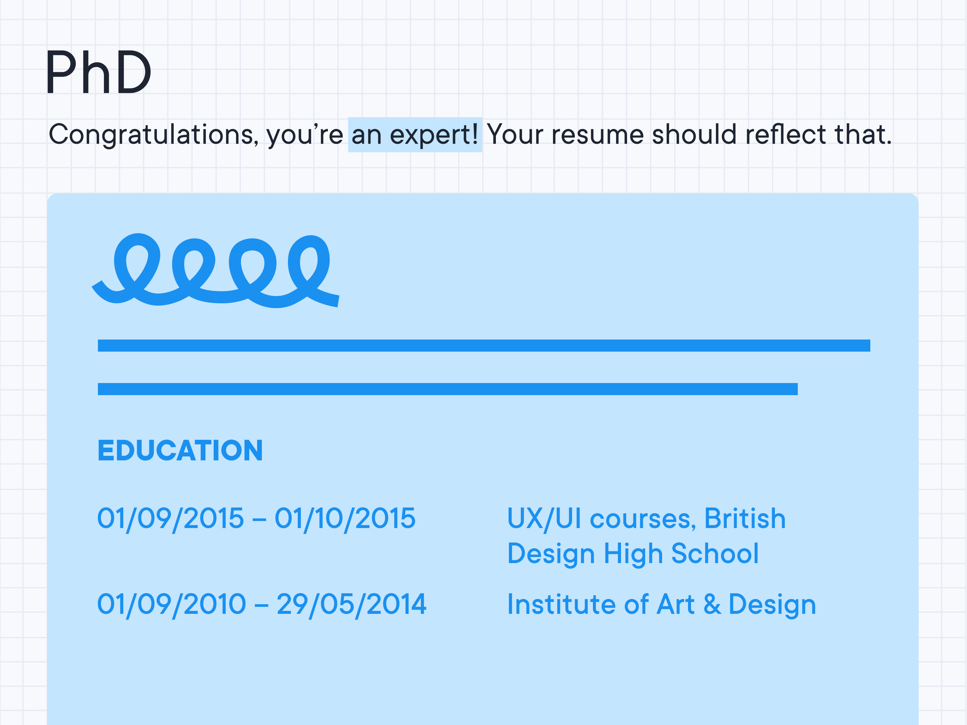 PhD education