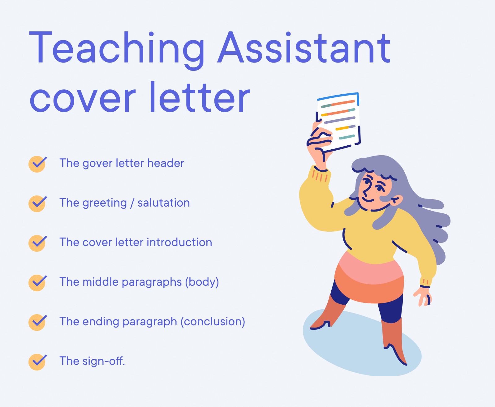 how to write a good cover letter for a teaching assistant