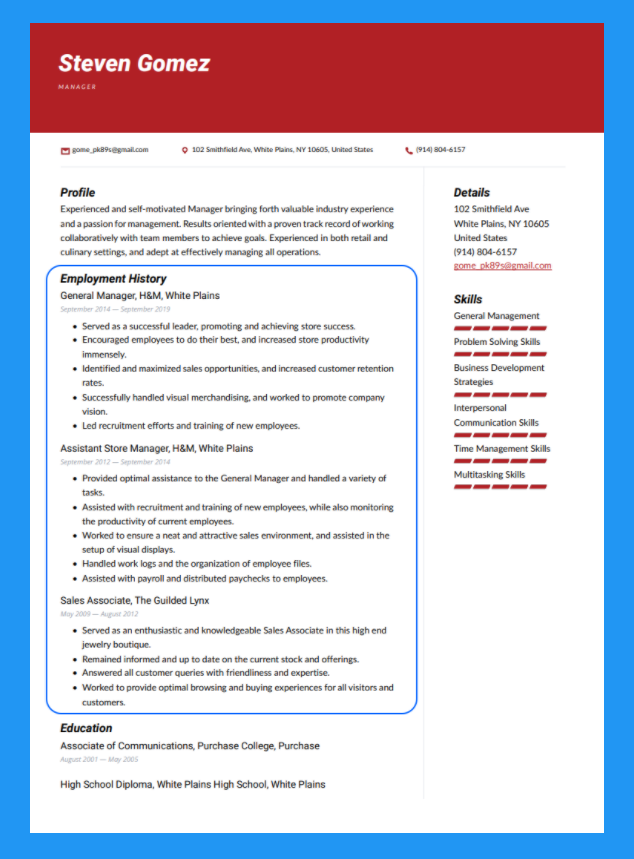 how-to-add-current-employment-details-in-resume-coverletterpedia