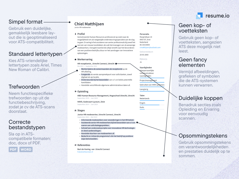 beste tips voor het optimaliseren van ATS-vriendelijke cv