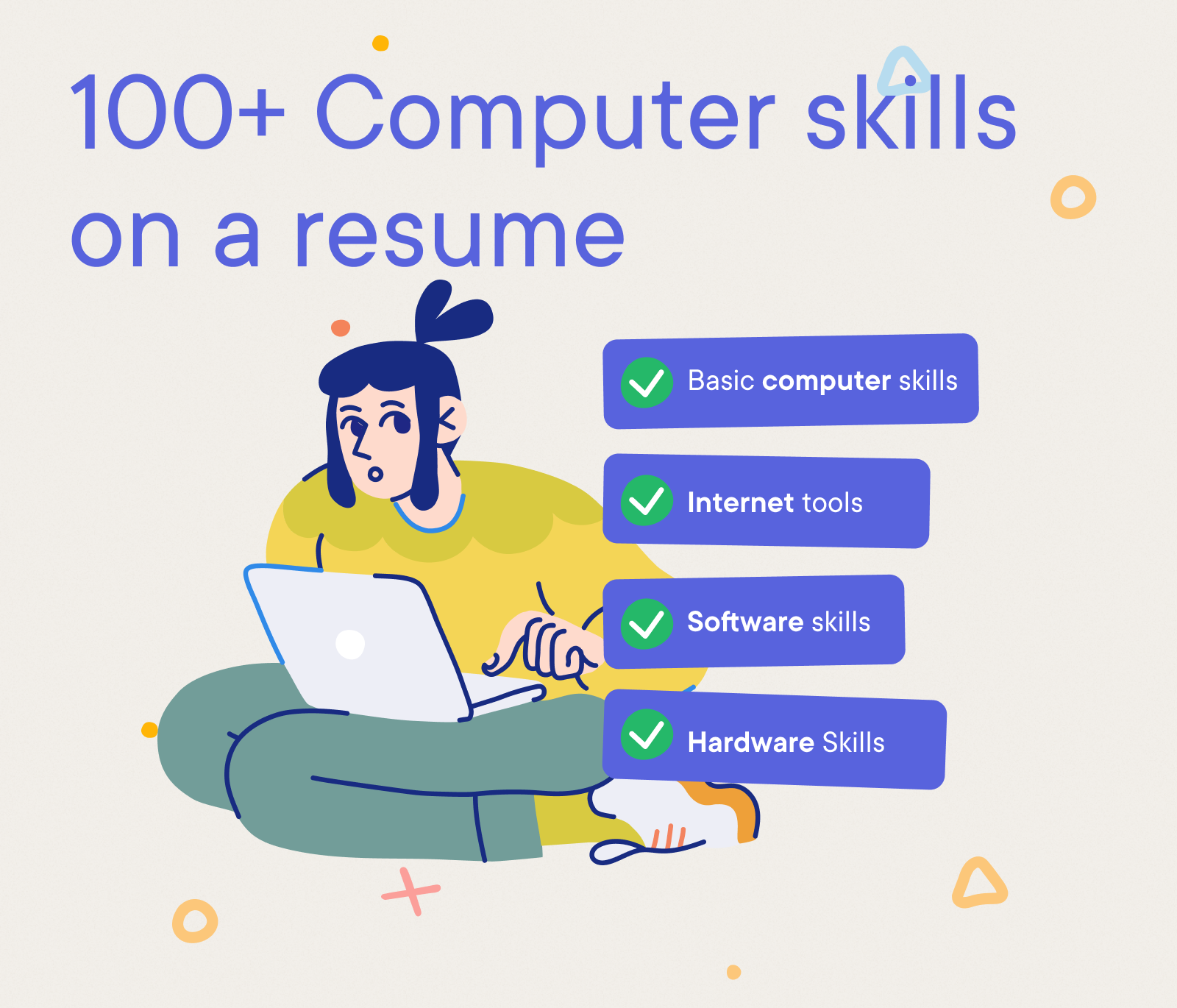 Включи навык горшок. Computer skills. Basic Computer skills. Computer skills примеры. Computer skills ESLPR.